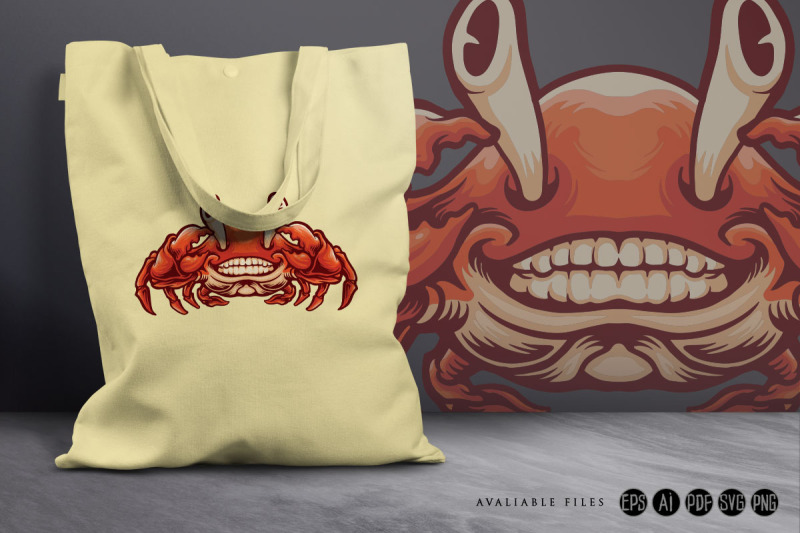 smiling-crab-mascot-cartoon-style