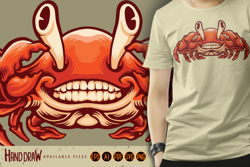 smiling-crab-mascot-cartoon-style