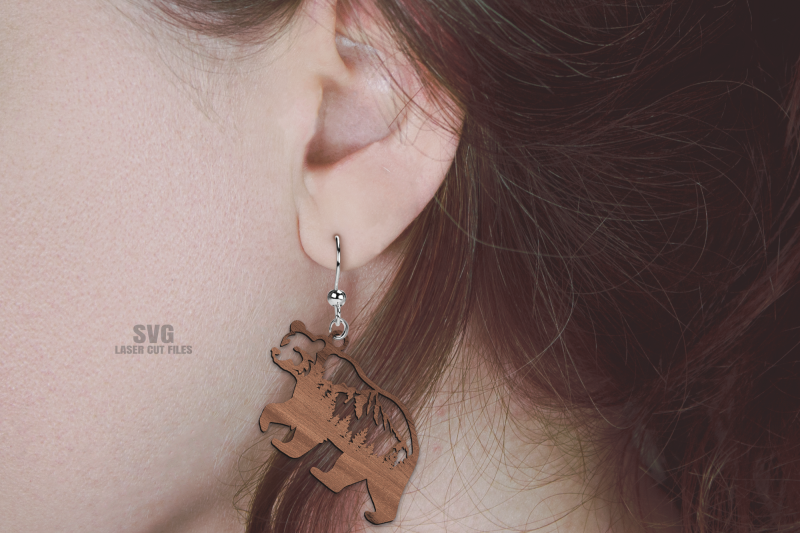 bear-earring-svg-laser-cut-files-for-glowforge-muse-cnc-machines