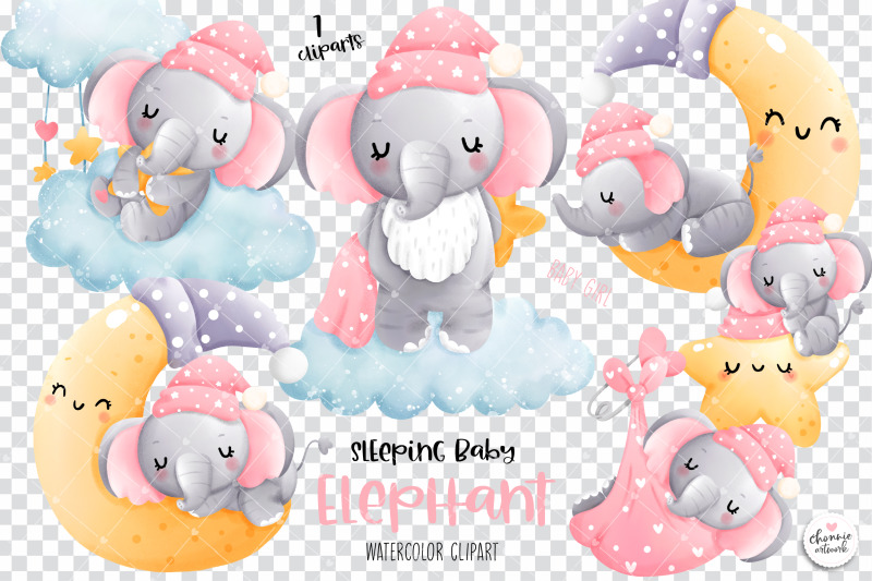 sleeping-baby-elephant-clipart-baby-girl-clipart-baby-girl-elephant