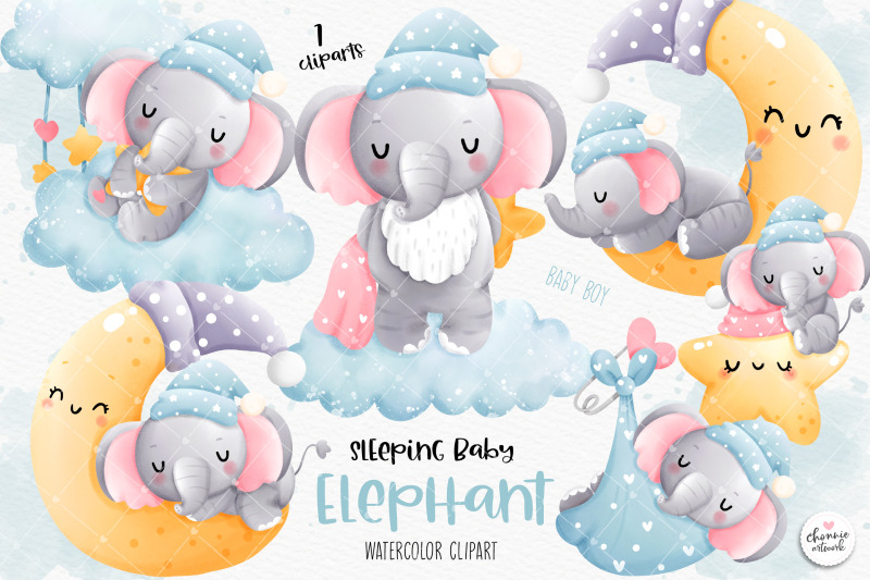 sleeping-baby-elephant-clipart-baby-boy-clipart-baby-boy-elephant-cl