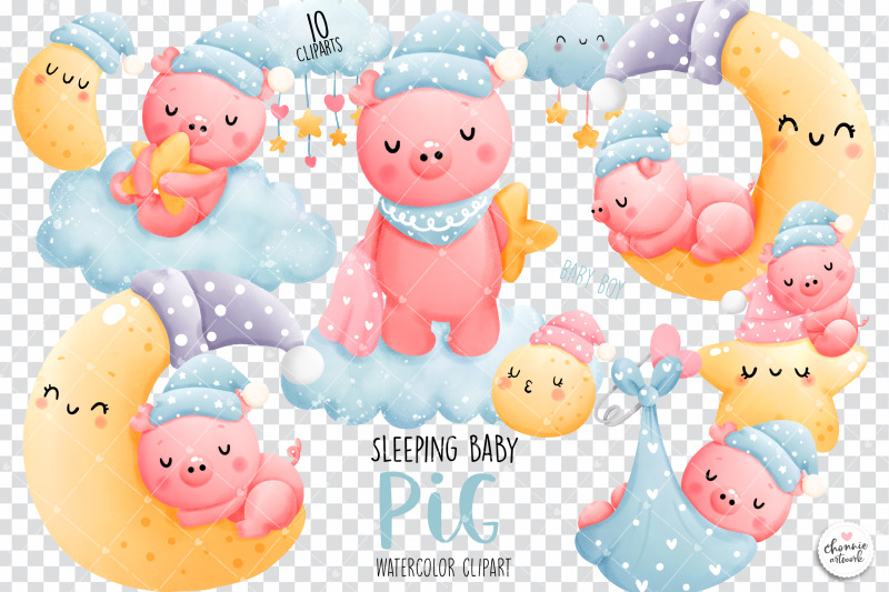 sleeping-baby-pig-clipart-baby-boy-clipart-baby-boy-pig-clipart-bab