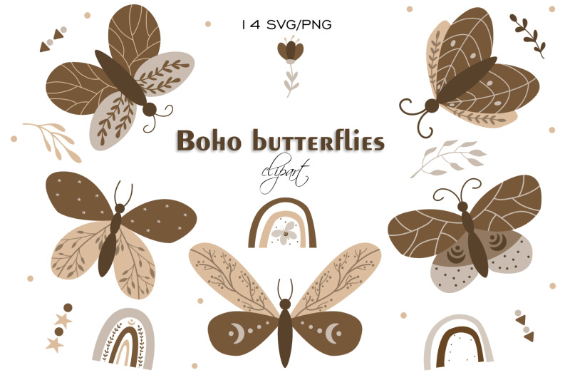 butterfly-clipart-butterfly-png-boho-clipart-boho-svg-boho-baby