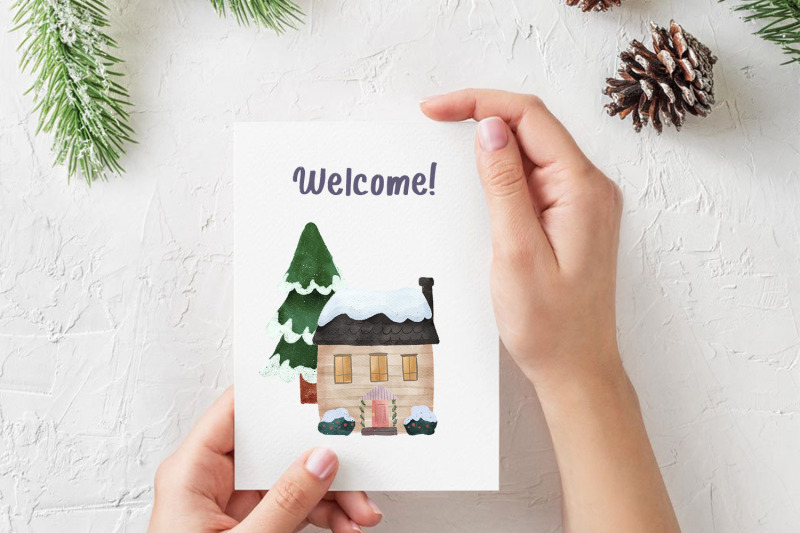 watercolor-house-clipart-png-winter-clipart-christmas-houses-clipart