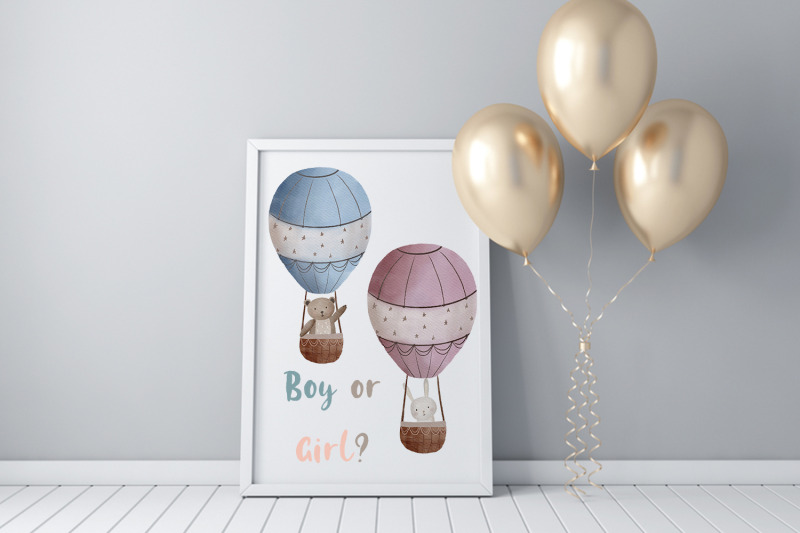 watercolor-hot-air-balloons-clipart-png-balloons-baby-shower-newborn
