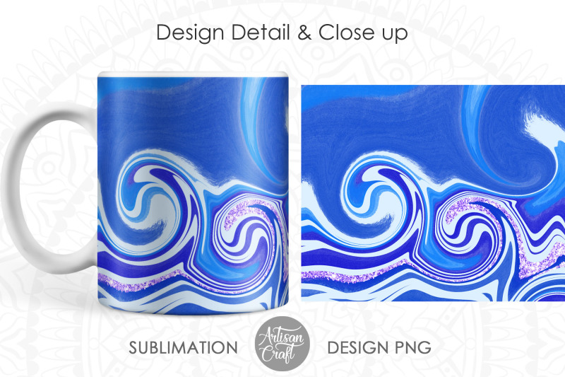 mug-designs-png-for-sublimation-blue-swirl-marble-full-wrap-mug-png