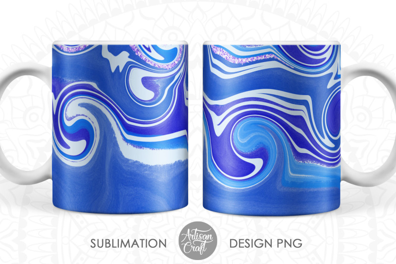 mug-designs-png-for-sublimation-blue-swirl-marble-full-wrap-mug-png