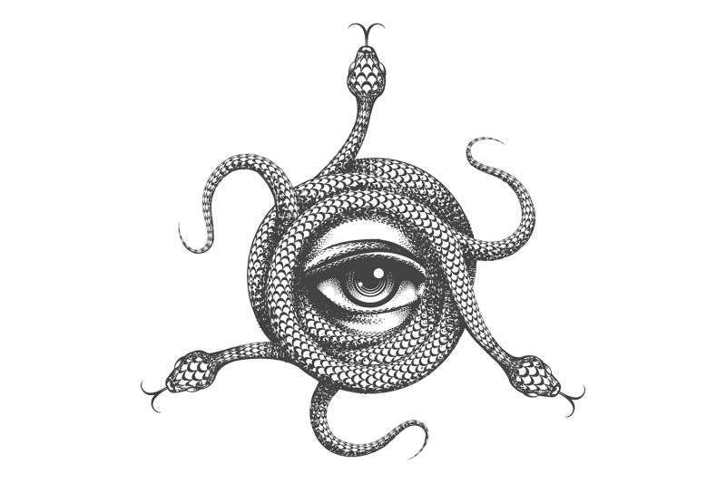 all-seeing-eye-inside-snake-knot-masonic-symbol-hand-drawn-tattoo