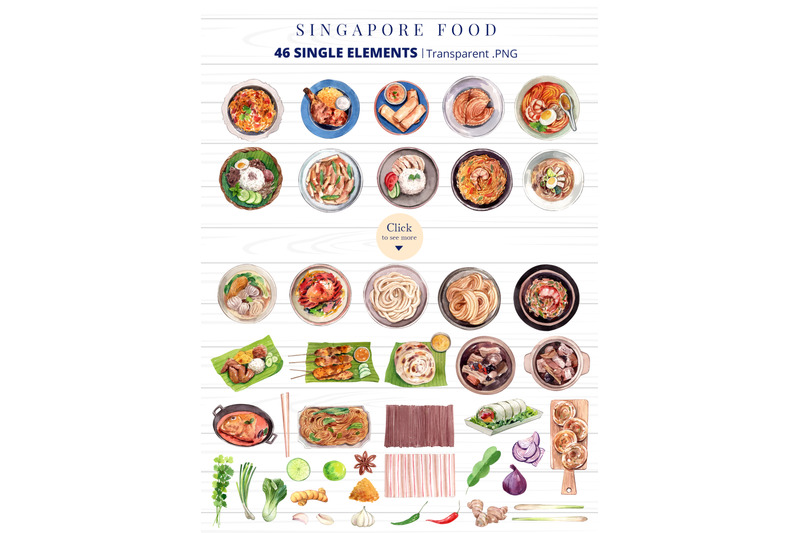 singapore-food-watercolor-illustration