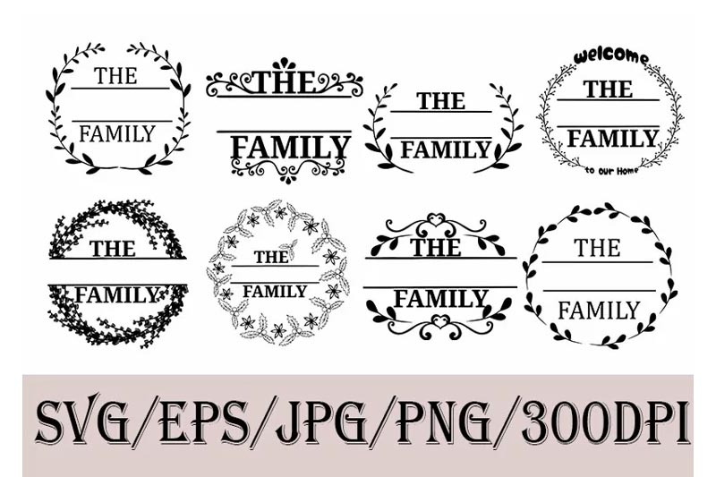 family-monogram-frames-svg-family-clip-art-22-ornament