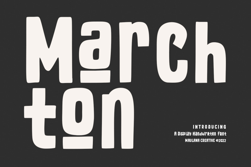 marchton-display-handwritten-font