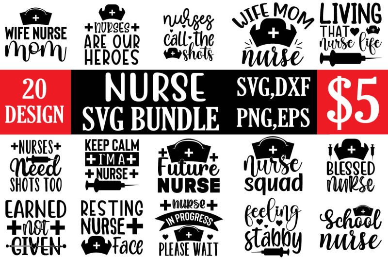 nurse-svg-bundle