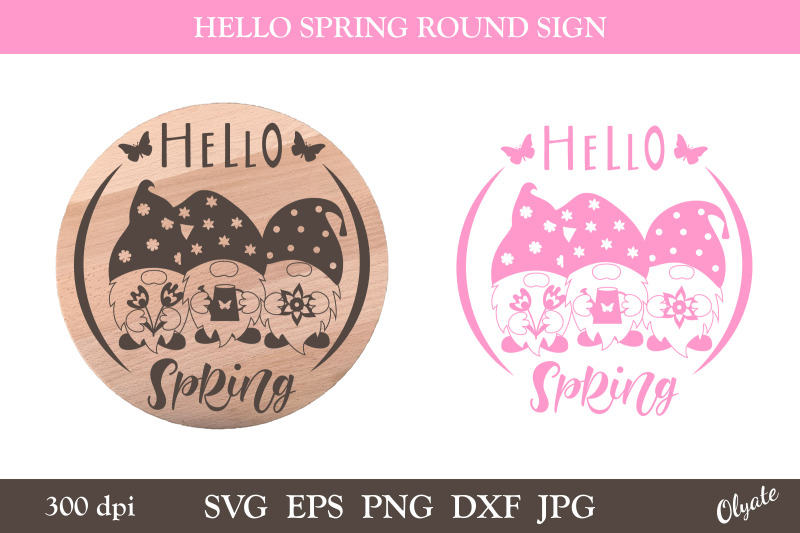 hello-spring-svg-spring-gnome-sign-spring-door-sign-svg