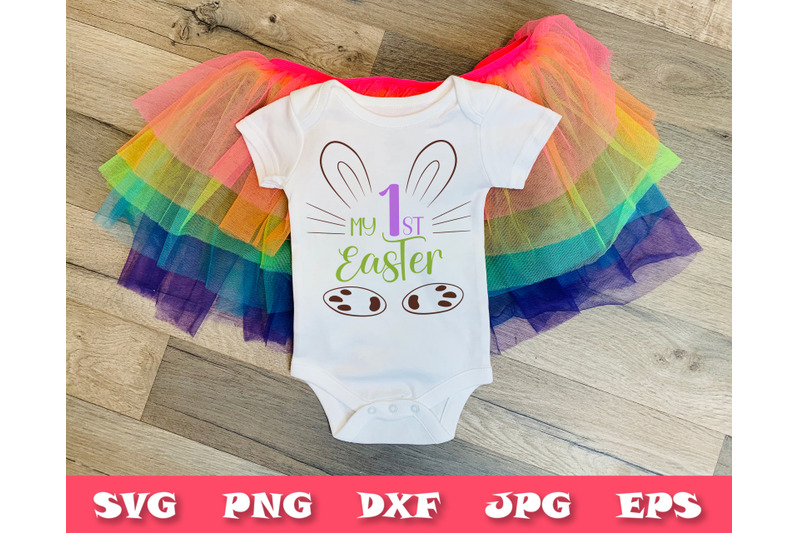 my-1st-easter-bunny-svg-png-dxf-baby-quotes-kids-first-easter