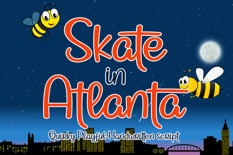 skate-in-atlanta-cute-playful-handwritten-font