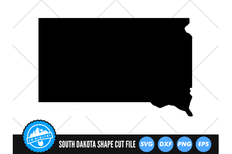 south-dakota-svg-south-dakota-outline-usa-states-cut-file