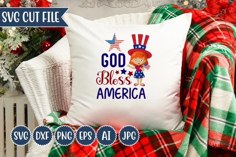 god-bless-america-svg-design