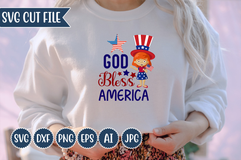 god-bless-america-svg-design