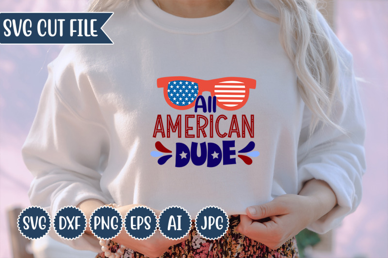 all-american-dude-svg-design