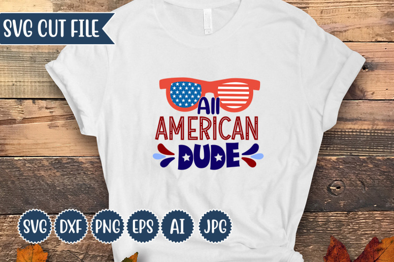 all-american-dude-svg-design