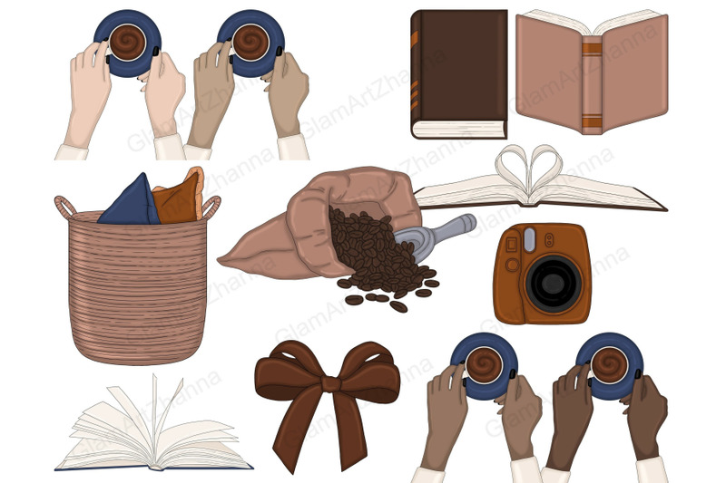 books-and-coffee-clipart-reading-illustrations