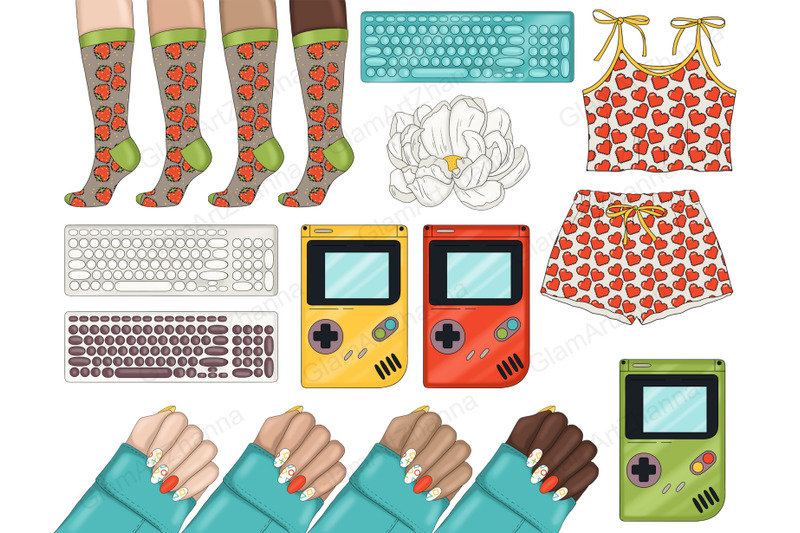 gamer-girl-clipart