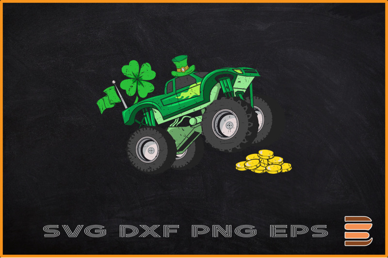 st-patricks-day-svg-monster-truck