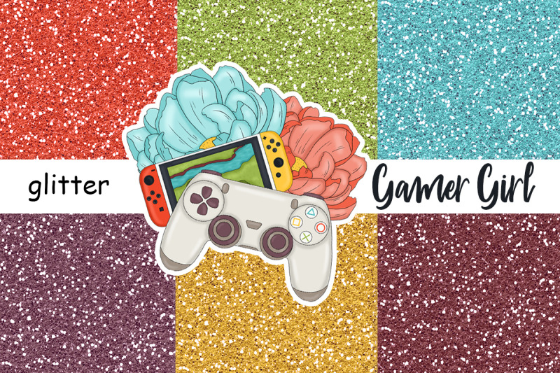 gamer-girl-glitter