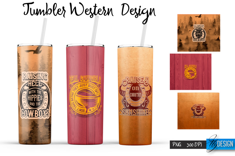 western-tumbler-bundle-cowboy-tumbler-wrap-cowgirl-quotes