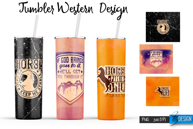 western-tumbler-bundle-cowboy-tumbler-wrap-cowgirl-quotes