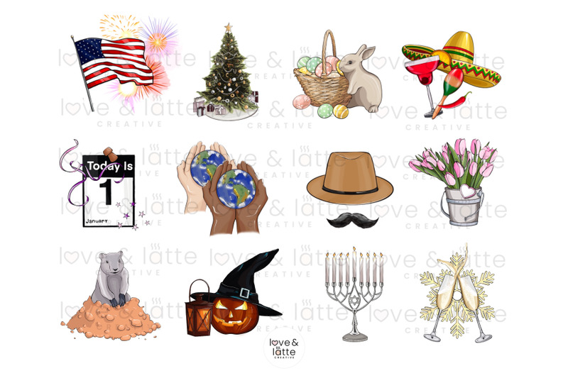 holidays-stickers-holidays-icons-planner-icons