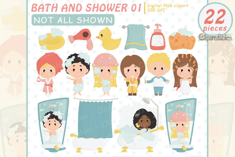 cute-morning-routine-clipart-bath-and-shower-clip-art