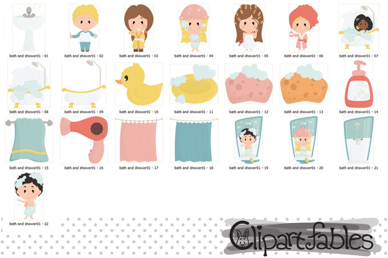 cute-morning-routine-clipart-bath-and-shower-clip-art