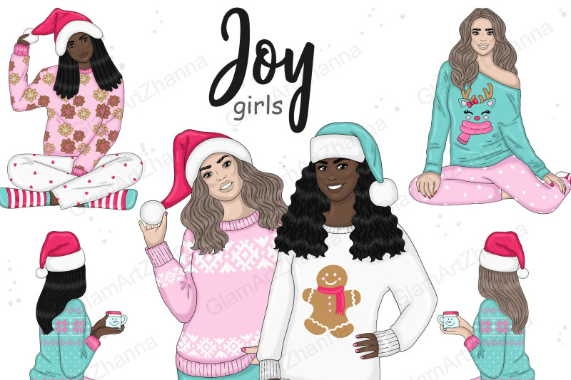 joy-girls-clipart