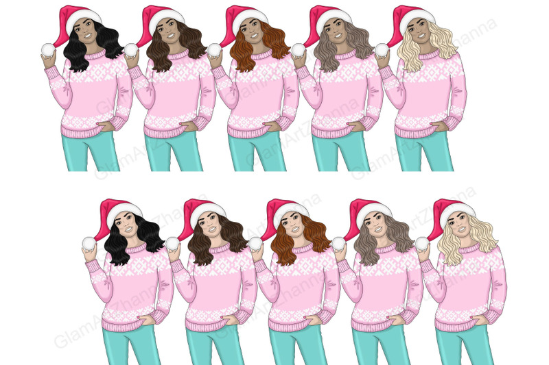 joy-girls-clipart