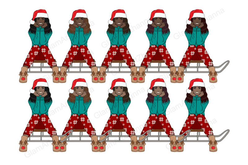 christmas-girls-clipart