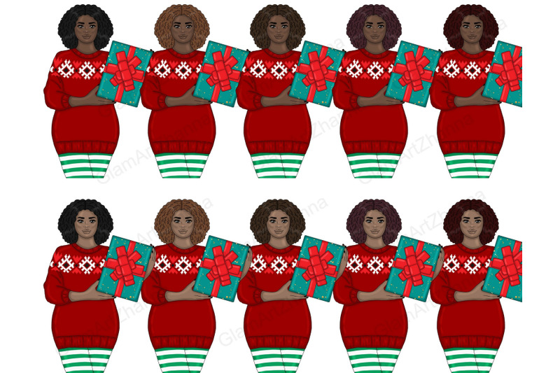 christmas-girls-clipart