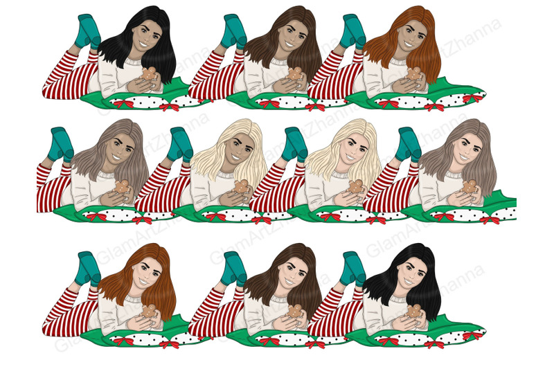 christmas-girls-clipart