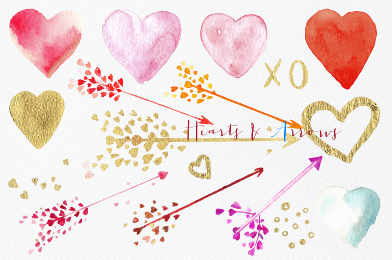 hearts-and-arrows-valentines-clipart