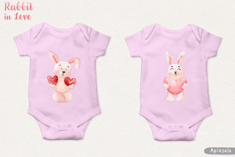 rabbit-in-love-bundle-watercolor-clipart