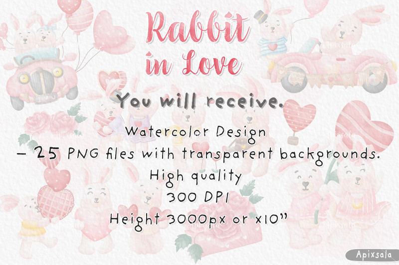 rabbit-in-love-bundle-watercolor-clipart