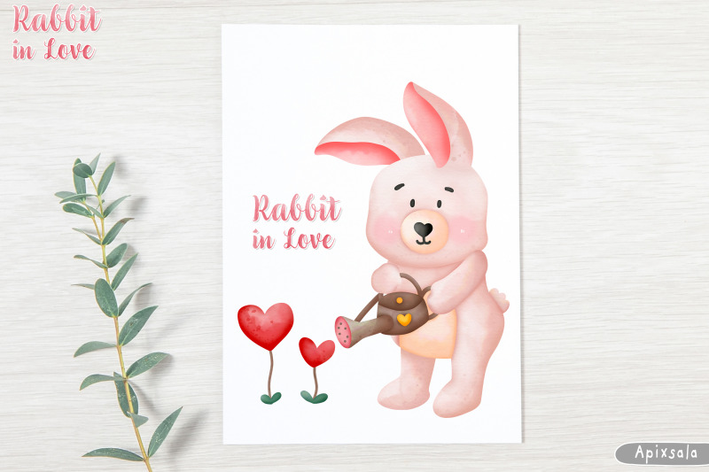 rabbit-in-love-bundle-watercolor-clipart