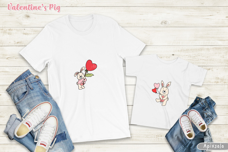 rabbit-in-love-bundle-illustrations-svg