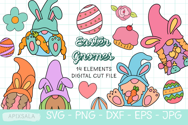 easter-gnomes-digital-cut-file