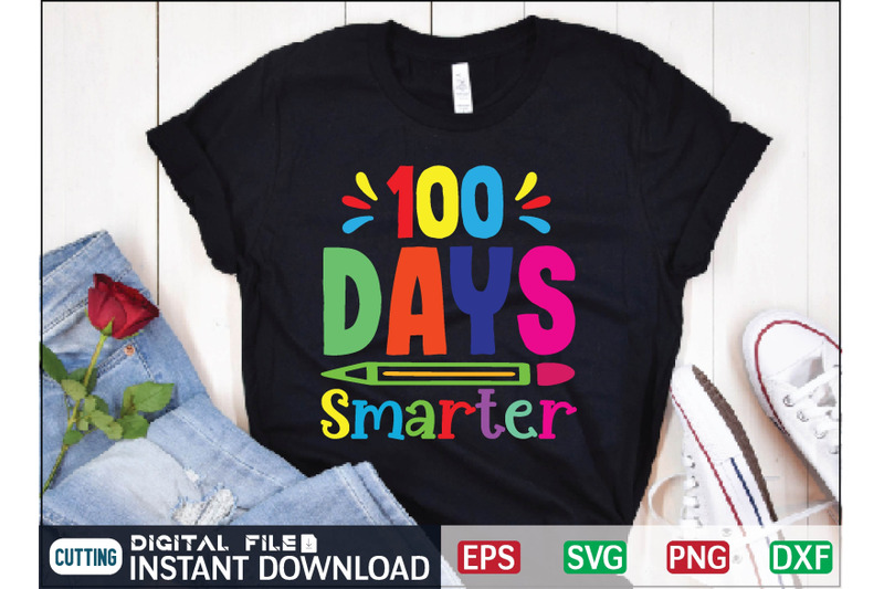 100-days-smarter-t-shirt