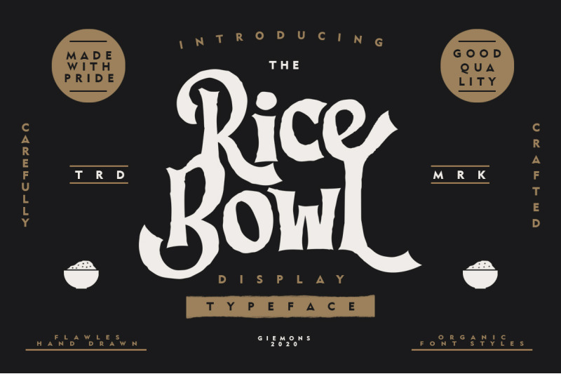 ricebowl-typeface