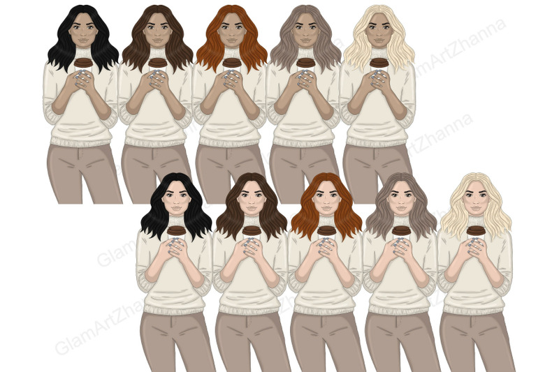 cozy-season-girls-clipart