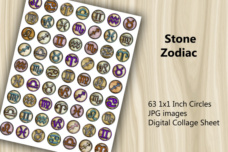 digital-collage-sheet-stone-zodiac