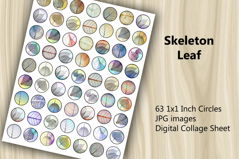 digital-collage-sheet-skeleton-leaf