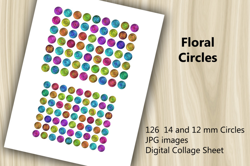 digital-collage-sheet-floral-circles